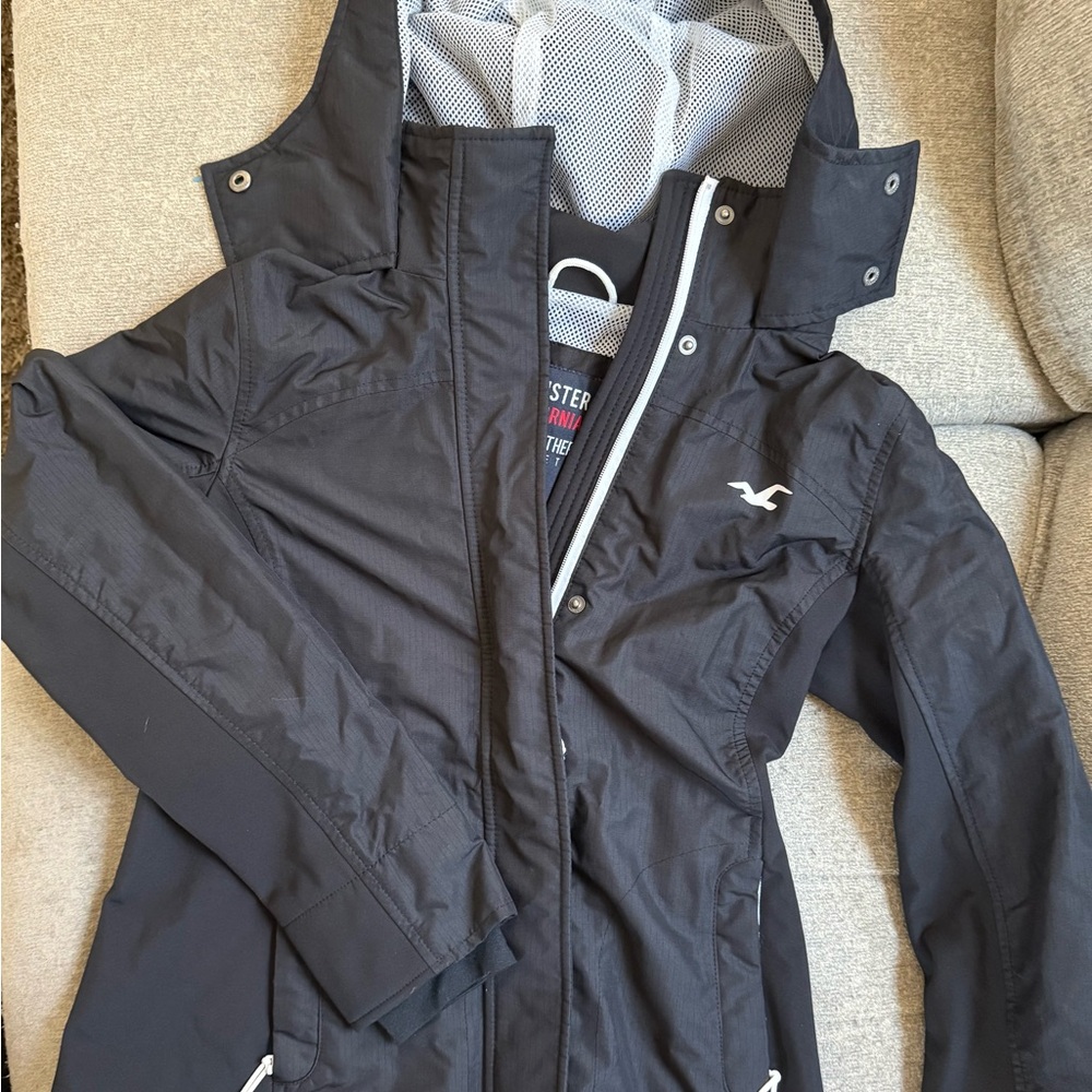 Hollister Black Hooded Jacket